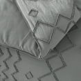thumbnail image 6 of NC Queen Comforter Sets With 2 Pillow Shams, 3 Piece Soft Bedding Set, Dark Gray, 6 of 6
