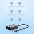 thumbnail image 3 of Para TV 4K Adaptador de Base USB USB C Ethernet Adaptador USB C una Ethernet Soporte Plug y Play Carga PD, 3 of 5