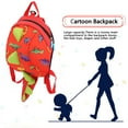 thumbnail image 4 of Mochila de Dinosaurio, Bolsa de Dibujos Animados para Niños Con Mochila de Gran Capacidad para preescolar Ajustables, 4 of 8