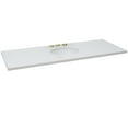 thumbnail image 3 of Bellaterra Home 430001-61-WEO 61 in. Quartz Countertop & Single Oval Sink, White, 3 of 3