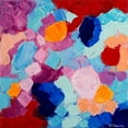 thumbnail image 3 of Coolick, Ann Marie 15x15 Black Modern Framed Museum Art Print Titled - Flower Amoebic Party I, 3 of 5