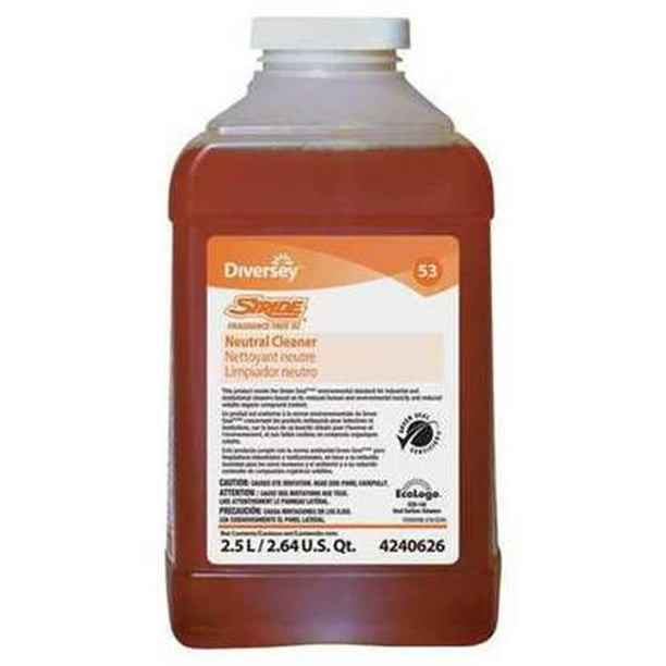 Diversey 94240626 CPC 2.5 litre Stride Fragrance Free Neutral Cleaner