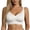 White, variant on Cotton Bras for Women,Seamless Wireless Yoga Running Bra,V Neck Push Up Ribbed Sports Lingerie Sizes S-3XL