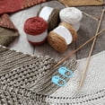 thumbnail image 4 of OUNONA Sky Blue Safety Pins for Clothes Crochet Stitch Markers Lightweight Durable Knit Accessories for Knitting Use, 4 of 8