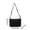 🔥 Black_Base#1018, variant on Lightweight Shoulder Bag | Fashionable Small Crossbody Messenger Purse | Waterproof Cloth | Versatile Solid Colors | Compact Organizer | 9x5x2 in | 1 Pc | Travel Tote