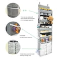 thumbnail image 5 of Baby Hanging Organizer 5-Shelf Over-the-Door Organizer with Diaper Caddy, Grey, 1 Count, 5 of 6