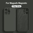 thumbnail image 3 of Original Liquid Silicone Magnetic Case For iPhone 11 13 12 14 15 Pro Max Plus For Magsafe Case Wireless Charge Cover Accessories, 3 of 5
