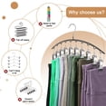 thumbnail image 3 of Pack de 2 faldas MOVATEK con 10 clips para pantalones, color negro, 3 of 7