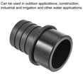 thumbnail image 5 of Uxcell Barbed OD Spigot Straight Pipe Fitting Quick Connector Black 52mmx63mm, 5 of 5