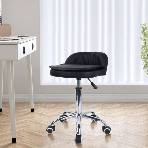 Rolling Stool Height Adjustable 360° Swivel with Universal Casters
