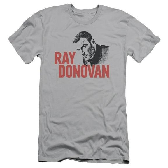 Ray Donovan Logo Adult 30/1 T-Shirt Silver