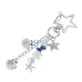 thumbnail image 6 of Unique Bargains 1 Pc Handbag Charm Keychain Durable Metal Bag Accessories Silver Tone Blue, 6 of 6