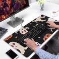 thumbnail image 2 of Long Mouse Pads for Desk,Playful Halloween Ghosts Pattern Desk Mats on Top Of Desks, Desk Mouse Pad Extra Large with 3mm Non-Slip Base and Stitched Edge for Gaming,Office,Work,Home 31.5x15.7in, 2 of 5