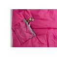 thumbnail image 5 of Mimish Sleep-N-Pack, 37F Kid's Sleeping Bag & Backpack, Cozy Liner, Hibiscus Pink/Coconut White, 5 of 22