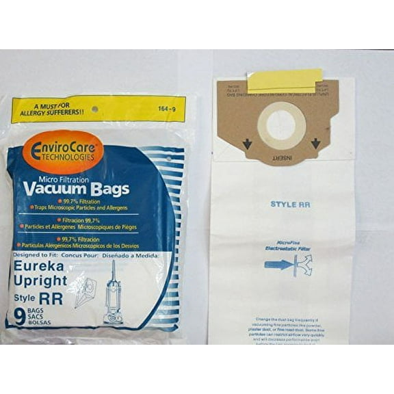 EnviroCare 36 Allergy Bags for Compatible with Eureka Vacuums Style RR or 61115