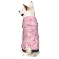 thumbnail image 1 of Fotbe happy baby axolotls Sudadera con Estampado para Perros Pequeños – Suéter con Capucha para Mascotas, Tela Suave de Forro Polar con Bolsillo-Small, 1 of 7