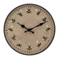 thumbnail image 1 of 12 Inch Round Garden Clock IP44 Waterproof Wall Hanging Clock Decorative Bee Outdoor Clock Kitchen Clock, 1 of 6