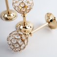 thumbnail image 4 of Candelabro de cristal en miniatura de estilo europeo, adornos de metal creativos, suministros de diseño para cenas a la luz de las velas para bodas y hogares, 4 of 6