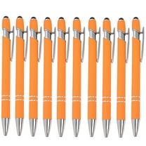 Harlier 10 Pieces Ballpoint Pens, Personalized Retractable Writing Pens, Pretty Metal Stylus Pen, Black Ink Medium Point 0.5 mm Gift Pens, Cute Pens Office Supplies for Women&Men