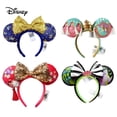 thumbnail image 2 of Disney Minnie Mouse oreja diadema 2023 nuevo Loungefly orejas Navidad muñeco de nieve tocado Cosplay para adultos niños accesorios para el cabello Gao Jinjia LED, 2 of 2