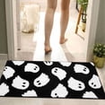 thumbnail image 1 of BotaniNest Black Bathroom Rug Soft And Absorbent Tufted Halloween Bathroom Mat And Washable Halloween Bathroom Decorative Rug Holiday ., 1 of 6