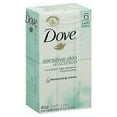 thumbnail image 2 of Dove Sensitive Skin Moisturizing Beauty Bar Soap, Fragrance Free, 3.75 oz, 6 Ct (3 pack), 2 of 2