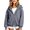 Dark Gray, variant on Ruyang Girls Oversized Hoodie Sweatshirt Double Zipper Long Sleeve Sweatshirt Jacket Kids Wind Resistant Coats 4-12 Years