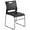 Black, variant on Flash Furniture Hercules Series Adult Sled Base Air-Vent Back Stack Chair, Yellow