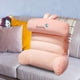 thumbnail image 4 of Cojín de Soporte de cintura Soledad almohada de lectura resistente a las manchas Rosa claro, 4 of 10