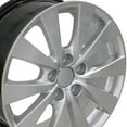 thumbnail image 2 of New 17 inch Aluminum Wheel for 95-18 Toyota Avalon TY15 Hyper Silver Rim, 2 of 4