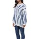 thumbnail image 5 of VISgogo Suéter de otoño para mujer, a rayas, cuello redondo, manga larga, tejido, largo, suelto, suéter, tops para niñas, 6 colores VISgogo  moda, 5 of 9
