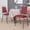 Burgundy Patterned Fabric/Gold Frame, variant on BizChair Hercules Series Adult Size Trapezoidal Stacking Banquet Chairs, Set of 4, Navy