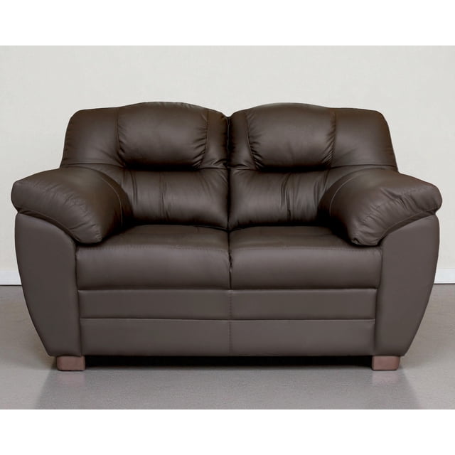 Love Seat de Piel Genuina ConfortoPiel Toscana Chocolate
