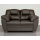 thumbnail image 1 of Love Seat de Piel Genuina ConfortoPiel  Toscana Chocolate, 1 of 8