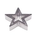 thumbnail image 5 of Dadam Star Cookie Cutters Set of 5 - Stainless Steel Star Cookie Cutter Set - Five-Pointed Star Biscuit Molds Fondant Cake Cookie Cutter Set Pastry Mold, 5 of 5