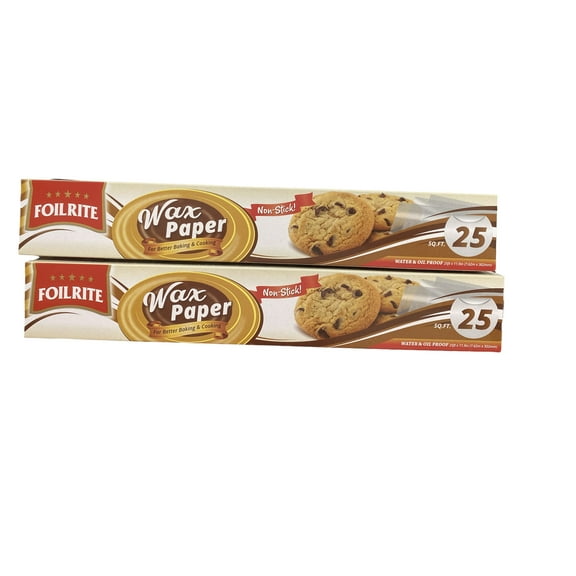 Wax Paper Non-Stick Water & Oil Proof 25 ft / 11.9 in 2pk