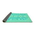 thumbnail image 2 of Ahgly Company Indoor Rectangle Oriental Turquoise Blue Traditional Area Rugs, 8' x 12', 2 of 4