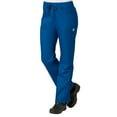 thumbnail image 3 of Maevn Eon Women's V-Neck Pocket Top & Full Elastic Zipper Pocket Cargo Pant Scrub Set, 3 of 5
