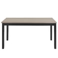 thumbnail image 3 of Benjara Phy 5pc Dining Table and Chairs Set, Nailheads, Tufted Beige, Brown, Black, 3 of 5