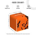 thumbnail image 4 of Naloa Halloween With Black Bats Tissue Box Cover Leather Tissue Holder Square Facial Tissue Case for Bathroom, Vanity Countertop, Tabletop, Car, 4 of 7