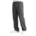 thumbnail image 5 of CAIVO Boys Baggy Sweatpants Straight Leg Bottom Casual Pants Elastic Waist Athletic Joggers Trousers With Pockets Versatile Solid Color Kids Bottoms, 5 of 8