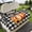 DarkOrange, variant on Golf Cart Seat Covers for 2 Seater,Black White Stripe Microfiber Cart Seat Towel Blanket,Modern Abstract Art Moire Striped Absorbent Breathable Non Slip Bench Seats Protector for Golf Course 51"x31"