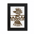 thumbnail image 1 of Mexico Totems Bald Eagle Ancient Civilization Desktop Photo Frame Picture Display Art Painting Exhibit, 1 of 3
