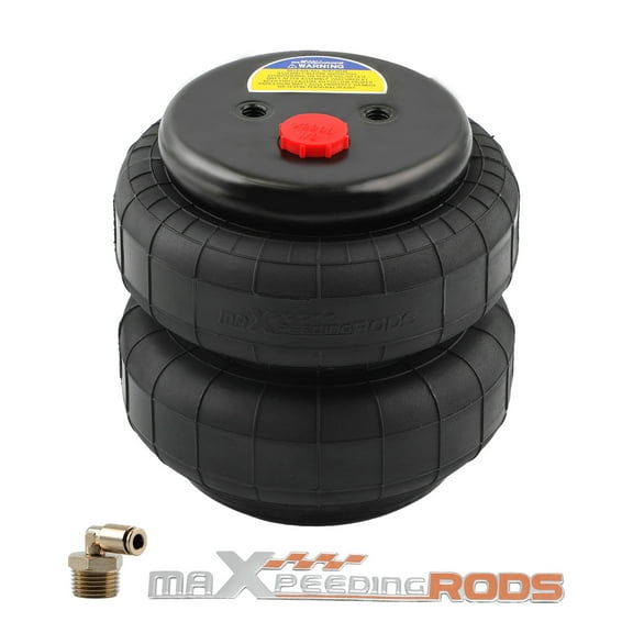 Maxpeedingrods Air Strut Suspension Bag Universal Standard 2500 lb Part 1/2"npt Single Port