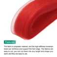thumbnail image 4 of Uxcell 50 Yards Stiff Horsehair Braid 0.98 inch Wide Polyester Boning Sewing Wedding Dress Dance Red, 4 of 6