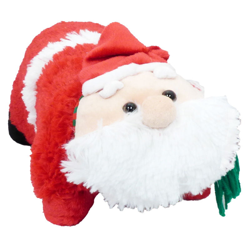 Santa Claus Pet Animal Pillow With Scarf Fold Up Soft Pillow & Animal Pet