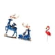 thumbnail image 5 of Estatua de ciervo, flamenco, estaca para jardín, artesanía en resina, figura de animal, material HDPE, detalles modernos y realistas, adecuada para do, 5 of 8