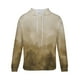 thumbnail image 5 of Sudadera con capucha para hombre, estilo casual, con cuello redondo, estampado, manga larga, blusa de poliéster, 5 of 5
