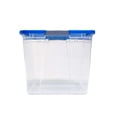 thumbnail image 3 of Homz 64 Qt Secure Latch Large Clear Stackable Storage Container w/ Lid (2 Pack), 3 of 8
