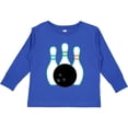 thumbnail image 3 of Inktastic Bowling Team Bowler Boys or Girls Long Sleeve Toddler T-Shirt, 3 of 5